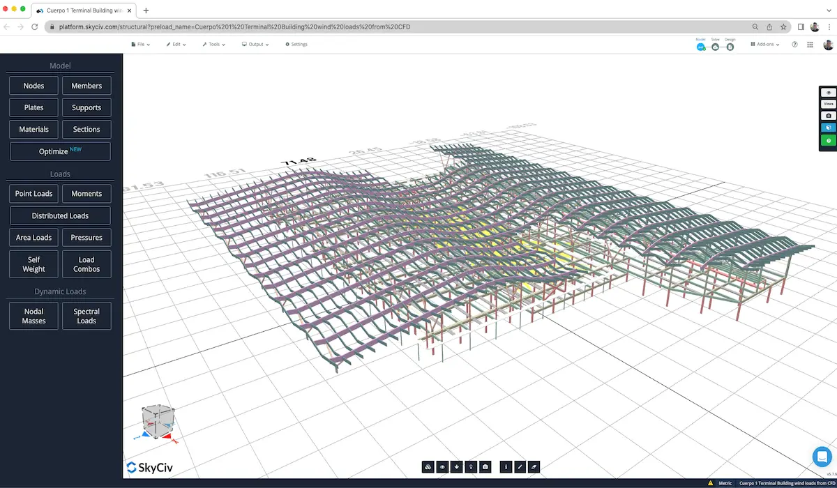 skyciv structural skyciv structural analysis steel warehouse design software large model min.png